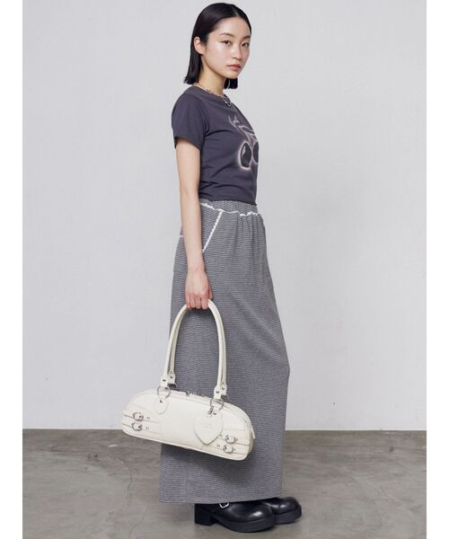 EMODA（エモダ）の「レースラインマキシスカート（スカート・レディース・ネイビー/グレー/レッド・FREE）」の15枚目の写真