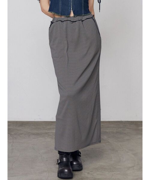 EMODA（エモダ）の「レースラインマキシスカート（スカート・レディース・ネイビー/グレー/レッド・FREE）」の17枚目の写真