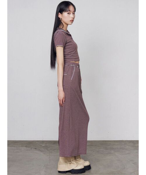 EMODA（エモダ）の「レースラインマキシスカート（スカート・レディース・ネイビー/グレー/レッド・FREE）」の22枚目の写真