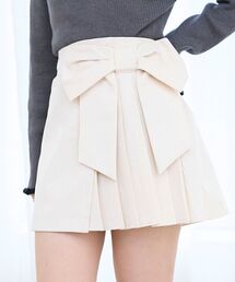 MAJESTIC LEGON | キラキラリボンプリーツスカパン(スカート)