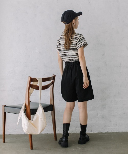 Flugge(フラッジー)の「multi border S/S tops(Tシャツ/カットソー・レディース・グレー/ブルー・FREE)」の8枚目の写真