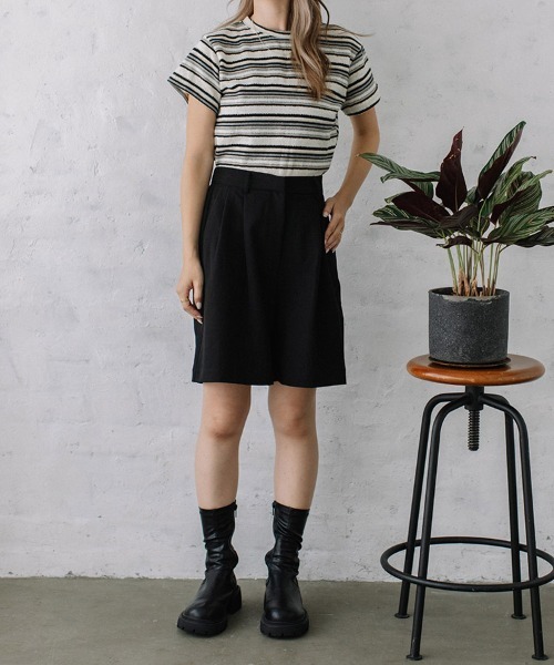 Flugge(フラッジー)の「multi border S/S tops(Tシャツ/カットソー・レディース・グレー/ブルー・FREE)」の12枚目の写真