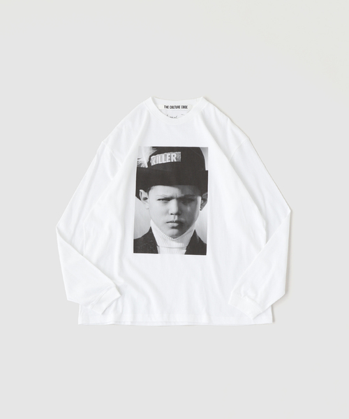 EDIFICE(エディフィス)の「THE C.CORD(ザ カルチャーコード) J.MORGAN KILLER Tシャツ(Tシャツ/カットソー・メンズ・ホワイト/ブラック・LARGE/MEDIUM)」の2枚目の写真