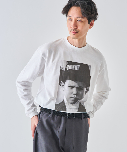 EDIFICE(エディフィス)の「THE C.CORD(ザ カルチャーコード) J.MORGAN KILLER Tシャツ(Tシャツ/カットソー・メンズ・ホワイト/ブラック・LARGE/MEDIUM)」の9枚目の写真
