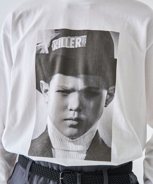 EDIFICE(エディフィス)の「THE C.CORD(ザ カルチャーコード) J.MORGAN KILLER Tシャツ(Tシャツ/カットソー・メンズ・ホワイト/ブラック・LARGE/MEDIUM)」の12枚目の写真