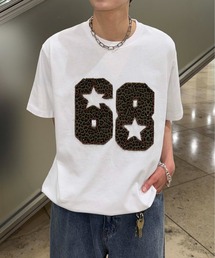 レオパ―ドアップリケTシャツ