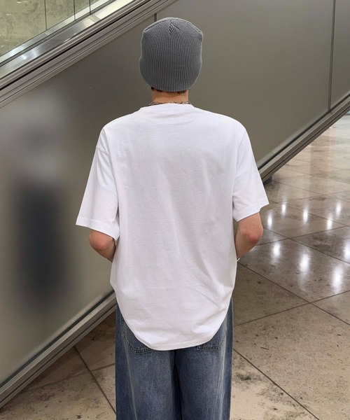 sedacle(セダクル)の「レオパ―ドアップリケTシャツ(Tシャツ/カットソー・メンズ・オフホワイト/ボルドー・MEDIUM/SMALL/LARGE)」の20枚目の写真