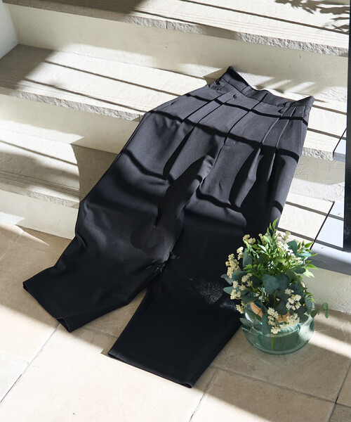 ジャックムス　23aw ダブルループスラックス セール】ダブルループ タック バルーンパンツ/スラックス