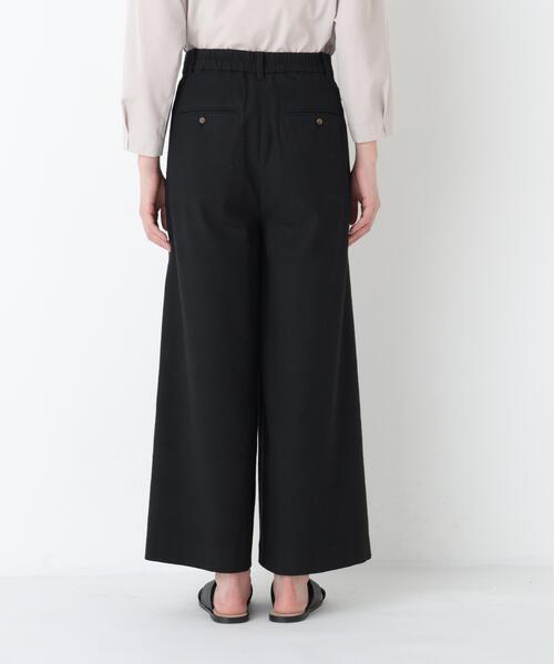human woman(ヒューマンウーマン)の「◆【名品/5サイズ展開/ウォッシャブル】ドライタッチリネン混ガウチョパンツ(その他パンツ・レディース・ブラック/ベージュ系その他3/グレー・X-LARGE/X-SMALL/SMALL/MEDIUM/LARGE)」の10枚目の写真