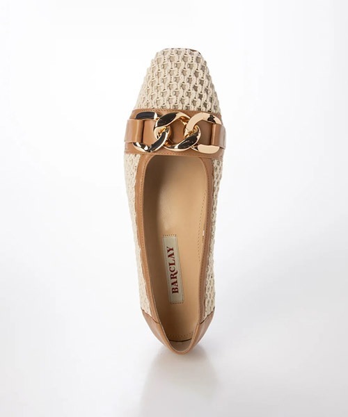 BARCLAY(バークレー)の「BARCLAY(バークレー)チェーンビット付メッシュシューズ(パンプス・レディース・ブラック/ベージュ/プラチナム・23.5cm/24cm/24.5cm/22cm/22.5cm/23cm)」の11枚目の写真