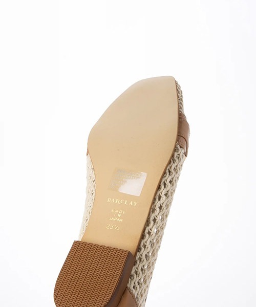 BARCLAY(バークレー)の「BARCLAY(バークレー)チェーンビット付メッシュシューズ(パンプス・レディース・ブラック/ベージュ/プラチナム・23.5cm/24cm/24.5cm/22cm/22.5cm/23cm)」の12枚目の写真