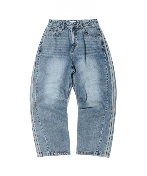 1993STUDIO（1993スタジオ）の「トラックバルーンデニムパンツ_ブルー（デニムパンツ・レディース・その他・MEDIUM/LARGE）」の5枚目の写真