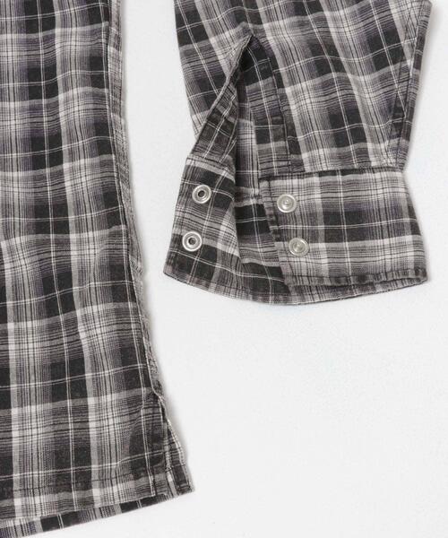 URBAN RESEARCH（アーバンリサーチ）の「URBAN RESEARCH iD　FADE CHECK WESTERN SHIRTS（シャツ/ブラウス・メンズ・ブラック/レッド・MEDIUM/LARGE）」の4枚目の写真