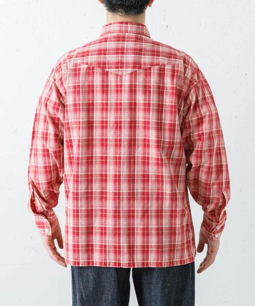 URBAN RESEARCH（アーバンリサーチ）の「URBAN RESEARCH iD　FADE CHECK WESTERN SHIRTS（シャツ/ブラウス・メンズ・ブラック/レッド・MEDIUM/LARGE）」の8枚目の写真
