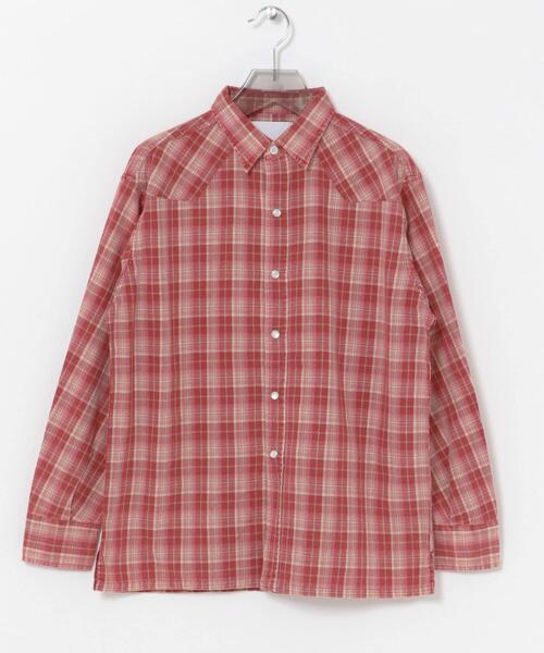 URBAN RESEARCH（アーバンリサーチ）の「URBAN RESEARCH iD　FADE CHECK WESTERN SHIRTS（シャツ/ブラウス・メンズ・ブラック/レッド・MEDIUM/LARGE）」の9枚目の写真