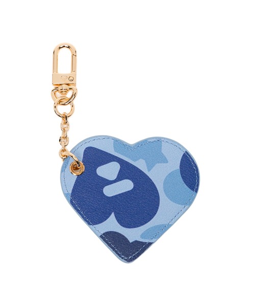 CAMO PRINTED HEART MIRROR KEYRING（キーホルダー）｜APEE BY A 