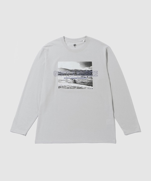 Mac-House(マックハウス)の「【T-GRAPHICS / ティーグラフィックス】風景フォトプリント クルーネック 長袖Tシャツ(Tシャツ/カットソー・メンズ・ホワイト系/ホワイト系1/ブラック/グレー系/グレー系1・L/M/XL/S)」の4枚目の写真