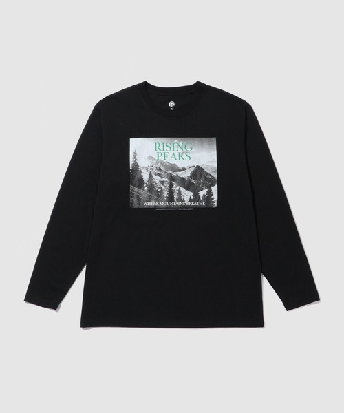 Mac-House(マックハウス)の「【T-GRAPHICS / ティーグラフィックス】風景フォトプリント クルーネック 長袖Tシャツ(Tシャツ/カットソー・メンズ・ホワイト系/ホワイト系1/ブラック/グレー系/グレー系1・L/M/XL/S)」の3枚目の写真