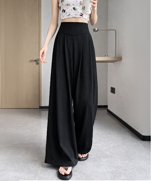 SallyLunn(サリーラン)の「ハイウエスト フレアワイドパンツ(その他パンツ・レディース・ホワイト/グレー/ブラック・MEDIUM/LARGE)」の3枚目の写真