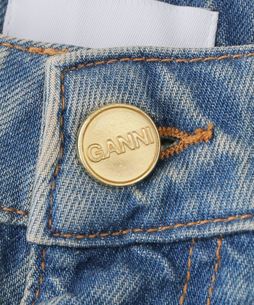 U by SPICK&SPAN(ユーバイスピックアンドスパン)の「GANNI / ガニー Tint Rigid Denim Mini Skirt(デニムスカート・レディース・ブルー・SMALL)」の5枚目の写真