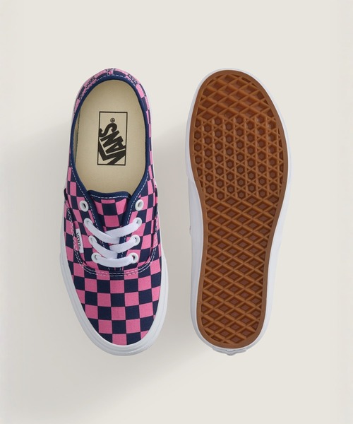 VANS(バンズ)の「オーセンティック / Authentic CHECKERBOARD Deep In VN000EAD1VZ1(スニーカー・メンズ・ピンク・12/11.5/11/10.5/10/9.5/9/8.5/8/7.5/7/6.5/6/5.5/5)」の4枚目の写真