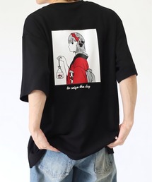 RED CAP GIRL ポンチ プリントTシャツ 半袖