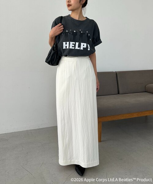 GOOD ROCK SPEED（グッドロックスピード）の「〈GOOD ROCK SPEED〉HELP Tシャツ（Tシャツ/カットソー・レディース・ブラック/ライトグレー・FREE）」の9枚目の写真