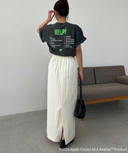 GOOD ROCK SPEED（グッドロックスピード）の「〈GOOD ROCK SPEED〉HELP Tシャツ（Tシャツ/カットソー・レディース・ブラック/ライトグレー・FREE）」の10枚目の写真