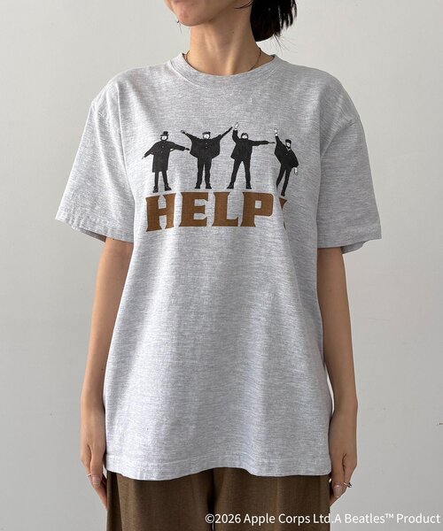 GOOD ROCK SPEED（グッドロックスピード）の「〈GOOD ROCK SPEED〉HELP Tシャツ（Tシャツ/カットソー・レディース・ブラック/ライトグレー・FREE）」の11枚目の写真