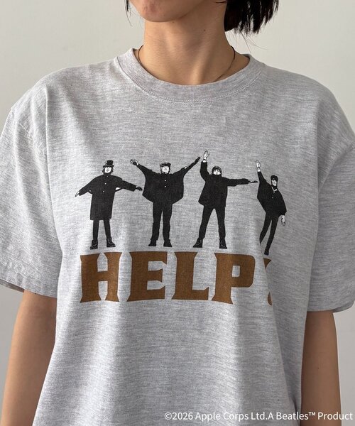 GOOD ROCK SPEED（グッドロックスピード）の「〈GOOD ROCK SPEED〉HELP Tシャツ（Tシャツ/カットソー・レディース・ブラック/ライトグレー・FREE）」の14枚目の写真
