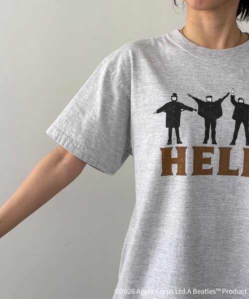 GOOD ROCK SPEED（グッドロックスピード）の「〈GOOD ROCK SPEED〉HELP Tシャツ（Tシャツ/カットソー・レディース・ブラック/ライトグレー・FREE）」の15枚目の写真