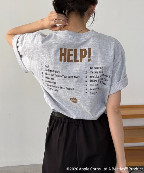 GOOD ROCK SPEED（グッドロックスピード）の「〈GOOD ROCK SPEED〉HELP Tシャツ（Tシャツ/カットソー・レディース・ブラック/ライトグレー・FREE）」の16枚目の写真