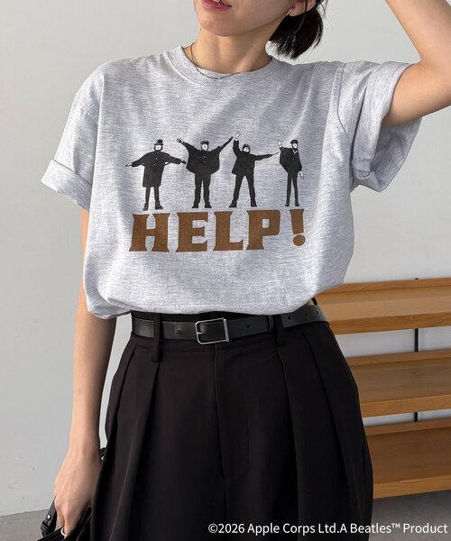GOOD ROCK SPEED（グッドロックスピード）の「〈GOOD ROCK SPEED〉HELP Tシャツ（Tシャツ/カットソー・レディース・ブラック/ライトグレー・FREE）」の17枚目の写真