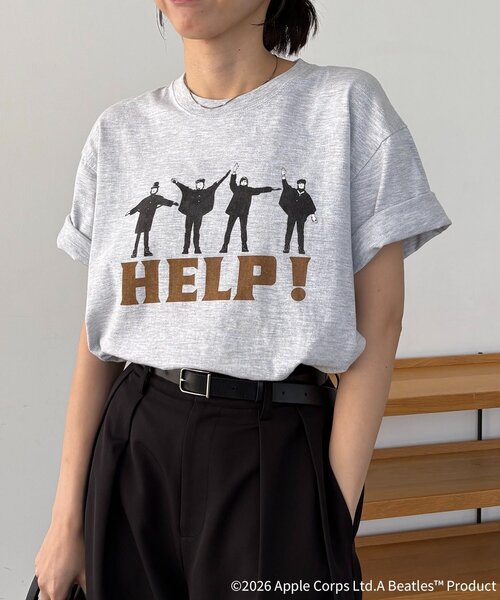 GOOD ROCK SPEED（グッドロックスピード）の「〈GOOD ROCK SPEED〉HELP Tシャツ（Tシャツ/カットソー・レディース・ブラック/ライトグレー・FREE）」の20枚目の写真