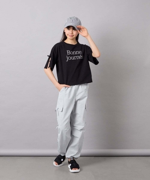 a.v.v（アーヴェヴェ）の「[KIDS]ギンガムチェックキャップ（キャップ・キッズ・ブラック・120）」の8枚目の写真