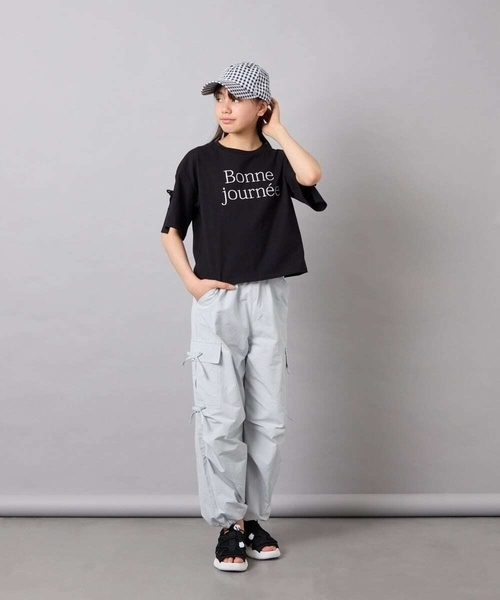 a.v.v（アーヴェヴェ）の「[KIDS]ギンガムチェックキャップ（キャップ・キッズ・ブラック・120）」の7枚目の写真