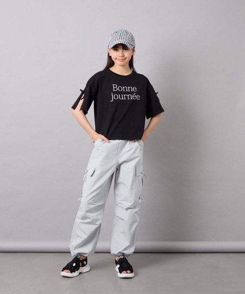 a.v.v（アーヴェヴェ）の「[KIDS]ギンガムチェックキャップ（キャップ・キッズ・ブラック・120）」の6枚目の写真