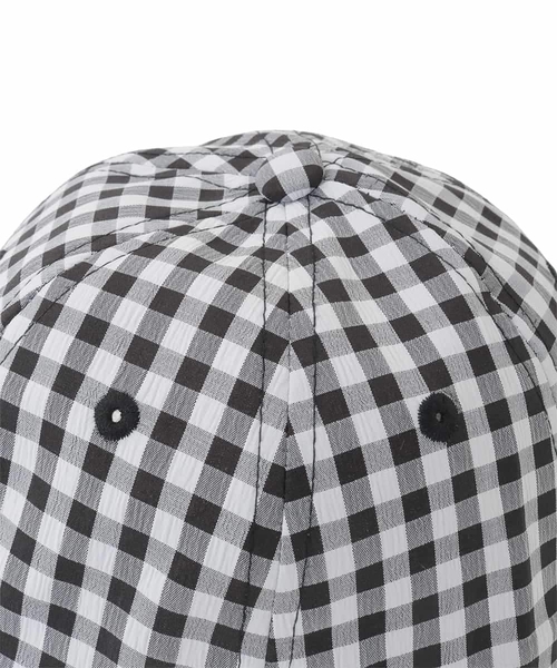 a.v.v（アーヴェヴェ）の「[KIDS]ギンガムチェックキャップ（キャップ・キッズ・ブラック・120）」の2枚目の写真