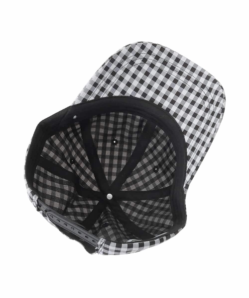 a.v.v（アーヴェヴェ）の「[KIDS]ギンガムチェックキャップ（キャップ・キッズ・ブラック・120）」の13枚目の写真