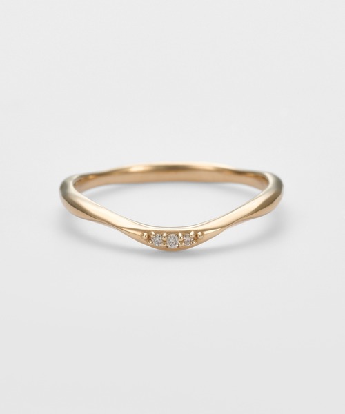 agete(アガット)の「ダイヤモンドリング(0.01ct)【Colors Ring Series】 (リング・レディース・ゴールド系その他・#15/#11/#9/#13)」の2枚目の写真