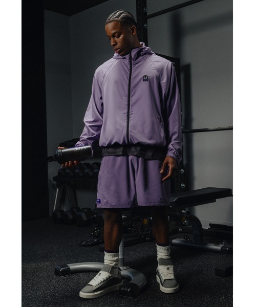 AAPE BY A BATHING APE（エーエイプバイアベイシングエイプ）の「AAPE UNION SPORT "GYM" Athletic Shorts in Teflon Coating（その他パンツ・メンズ・ライトパープル/グレー系その他2・SMALL/LARGE/X-LARGE/MEDIUM）」の11枚目の写真