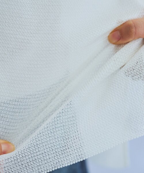 LIVETART（リヴェタート）の「シアーサラッとカーディガン（カーディガン/ボレロ・レディース・ホワイト/ネイビー/ダークグレー・FREE）」の19枚目の写真