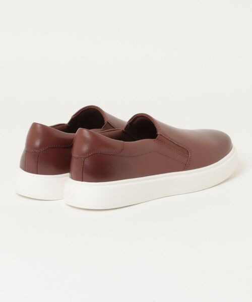 ROCKPORT(ロックポート)の「ROCKPORT ロックポート BEACON LIGHT STEP SLIP ON【本革/軽量】メンズレザースニーカー(ビーコンライトステップスリッポン) ML0060W ブラウンバーニッシュ(スリッポン・メンズ・ブラウン・24.5cm/25.0cm/25.5cm/26.0cm/26.5cm/27.0cm)」の2枚目の写真