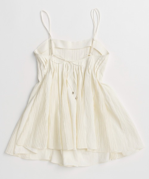 MAISON SPECIAL(メゾンスペシャル)の「【PRE-ORDER】Knife Pleat Mini Dress/ナイフプリーツミニワンピース(シャツ/ブラウス・レディース・ブラック/アイボリー・FREE)」の18枚目の写真