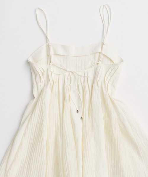 MAISON SPECIAL(メゾンスペシャル)の「【PRE-ORDER】Knife Pleat Mini Dress/ナイフプリーツミニワンピース(シャツ/ブラウス・レディース・ブラック/アイボリー・FREE)」の19枚目の写真