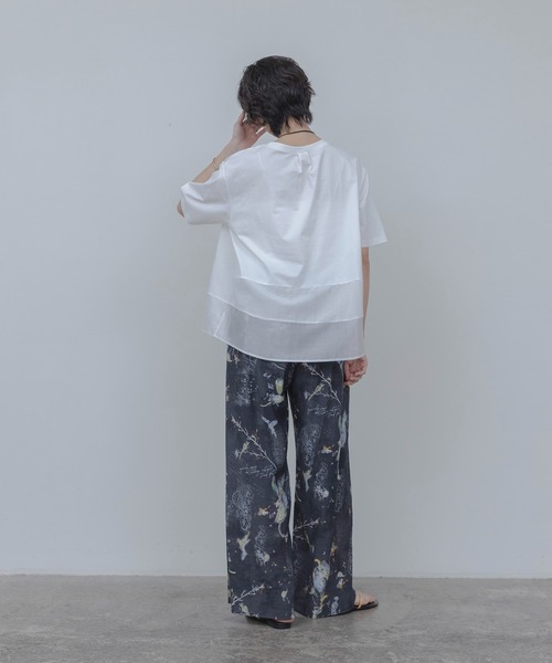 バードボタニカルプリントリラックスパンツ Eimee Law│Eimee Law