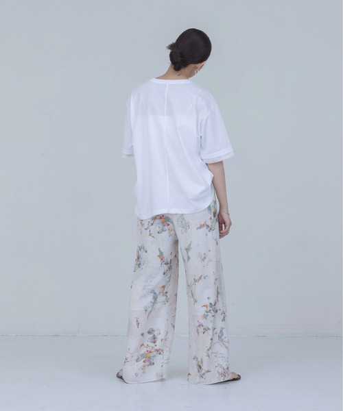 Eimee Law（エイミーロウ）の「バードボタニカルプリントリラックスパンツ（その他パンツ・レディース・ブラック/ライトベージュ/ライトグレー・FREE）」の22枚目の写真