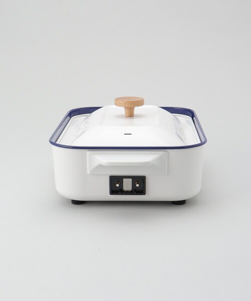 212 KITCHEN STORE(トゥワントゥキッチンストア)の「コンパクトホットプレート ホーローホワイト <BRUNO ブルーノ>(キッチン家電・レディース・その他・00)」の4枚目の写真