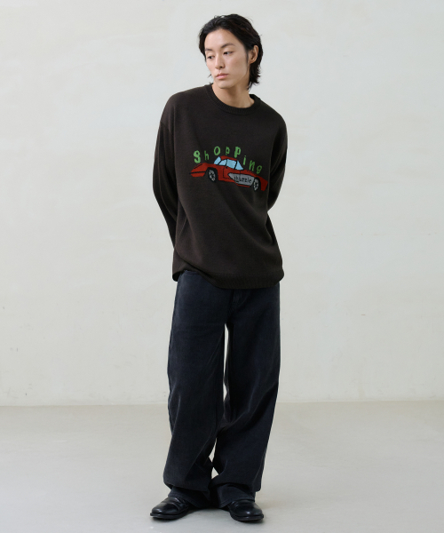 NOUN(ノウン)の「straight cotton pants (black)(その他パンツ・メンズ・その他・0/1/2)」の5枚目の写真