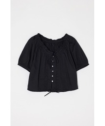 MOUSSY（マウジー）の「COTTON LACE RUFFLE ブラウス（シャツ/ブラウス
